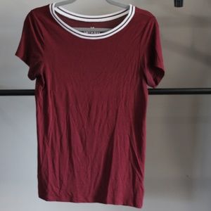 American eagle outfitters soft & sexy shirt, maroon/red color, size XS/ small